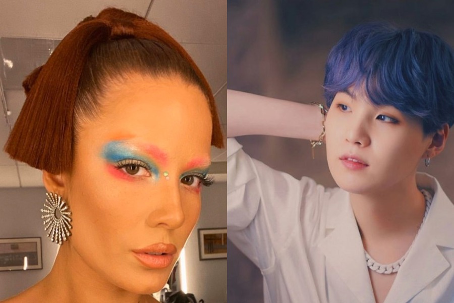 Halsey Umumkan Kolaborasi dengan Suga BTS! - KEPOPER